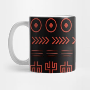 Mudcloth Pattern Modern Boho Ethnic Mug